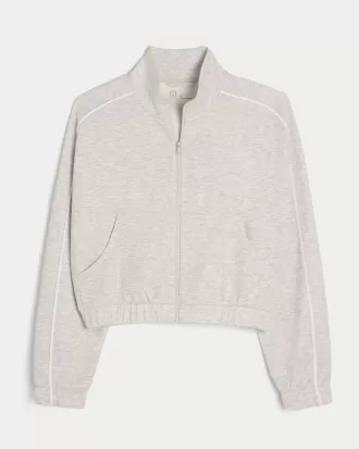 Gilly Hicks Active Cooldown Crop Track Jacket,Gilly Hicks Active Cooldown Crop Track Jacket