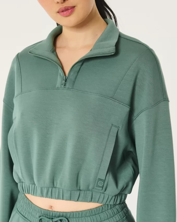 Gilly Hicks Active Cooldown Quarter-Zip Top,Gilly Hicks Active Cooldown Quarter-Zip Top Gilly Hicks Active Cooldown Quarter-Zip Top,Gilly Hicks Active Cooldown Quarter-Zip Top