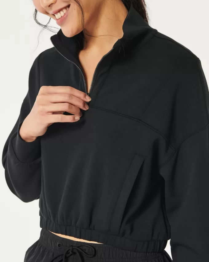 Gilly Hicks Active Cooldown Quarter-Zip Top,Gilly Hicks Active Cooldown Quarter-Zip Top Gilly Hicks Active Cooldown Quarter-Zip Top,Gilly Hicks Active Cooldown Quarter-Zip Top