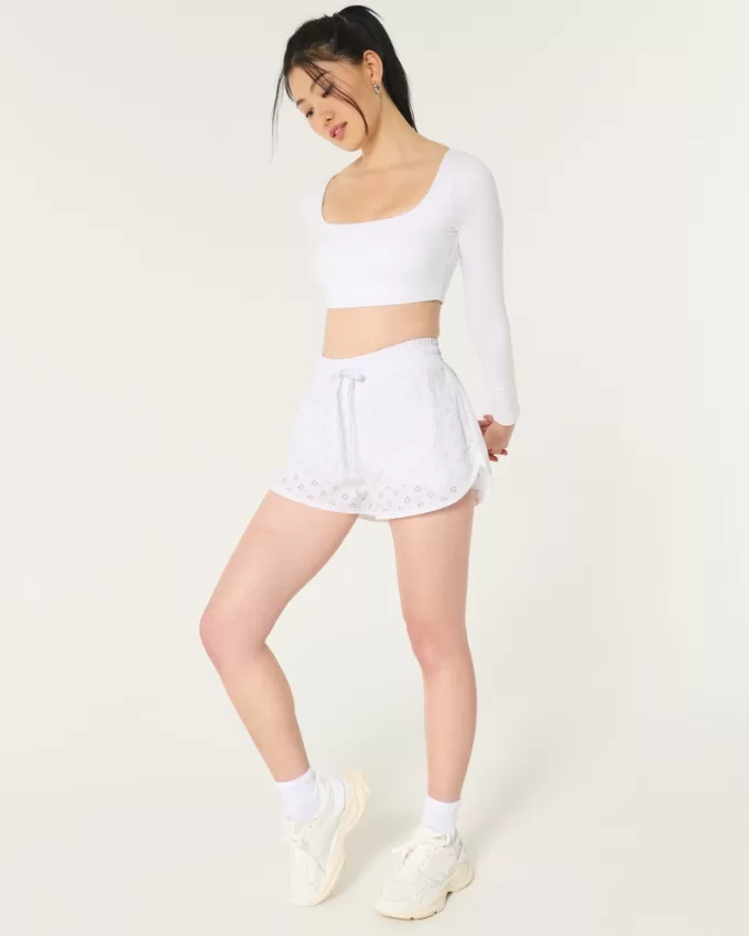 Gilly Hicks Active Eyelet Shorts,Gilly Hicks Active Eyelet Shorts Gilly Hicks Active Eyelet Shorts,Gilly Hicks Active Eyelet Shorts