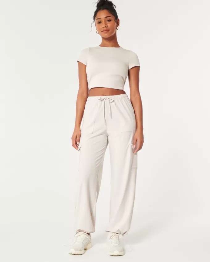 Gilly Hicks Active Mid-Rise Parachute Pants,Gilly Hicks Active Mid-Rise Parachute Pants Gilly Hicks Active Mid-Rise Parachute Pants,Gilly Hicks Active Mid-Rise Parachute Pants