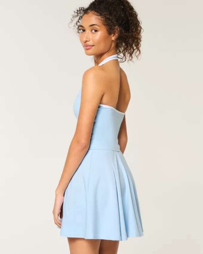 Gilly Hicks Active Pleated Halter Dress,Gilly Hicks Active Pleated Halter Dress Gilly Hicks Active Pleated Halter Dress,Gilly Hicks Active Pleated Halter Dress