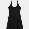 Gilly Hicks Active Pleated Halter Dress,Gilly Hicks Active Pleated Halter Dress