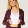Gilly Hicks Active Recharge Hooded Crop Zip-Up Top,Gilly Hicks Active Recharge Hooded Crop Zip-Up Top Gilly Hicks Active Recharge Hooded Crop Zip-Up Top,Gilly Hicks Active Recharge Hooded Crop Zip-Up Top