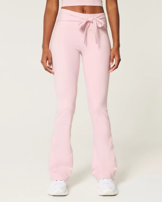 Gilly Hicks Active Recharge Tie-Waist Boot Pants,Gilly Hicks Active Recharge Tie-Waist Boot Pants