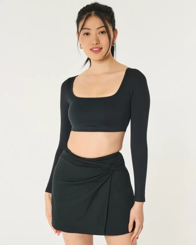 Gilly Hicks Active Recharge Ultra-Crop Long-Sleeve Top,Gilly Hicks Active Recharge Ultra-Crop Long-Sleeve Top Gilly Hicks Active Recharge Ultra-Crop Long-Sleeve Top,Gilly Hicks Active Recharge Ultra-Crop Long-Sleeve Top