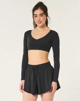 Gilly Hicks Active Recharge Ultra-Crop Plunge Top,Gilly Hicks Active Recharge Ultra-Crop Plunge Top Gilly Hicks Active Recharge Ultra-Crop Plunge Top,Gilly Hicks Active Recharge Ultra-Crop Plunge Top