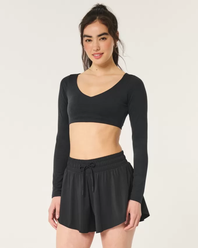 Gilly Hicks Active Recharge Ultra-Crop Plunge Top,Gilly Hicks Active Recharge Ultra-Crop Plunge Top Gilly Hicks Active Recharge Ultra-Crop Plunge Top,Gilly Hicks Active Recharge Ultra-Crop Plunge Top