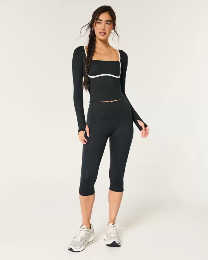 Gilly Hicks Active Recharge Under-Bust Long-Sleeve Top,Gilly Hicks Active Recharge Under-Bust Long-Sleeve Top Gilly Hicks Active Recharge Under-Bust Long-Sleeve Top,Gilly Hicks Active Recharge Under-Bust Long-Sleeve Top