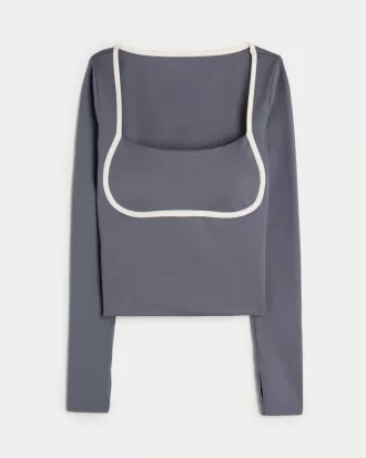 Gilly Hicks Active Recharge Under-Bust Long-Sleeve Top,Gilly Hicks Active Recharge Under-Bust Long-Sleeve Top Gilly Hicks Active Recharge Under-Bust Long-Sleeve Top,Gilly Hicks Active Recharge Under-Bust Long-Sleeve Top