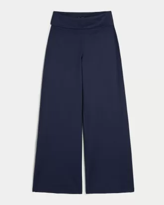 Gilly Hicks Active Recharge Wide-Leg Foldover Waist Pants,Gilly Hicks Active Recharge Wide-Leg Foldover Waist Pants Gilly Hicks Active Recharge Wide-Leg Foldover Waist Pants,Gilly Hicks Active Recharge Wide-Leg Foldover Waist Pants