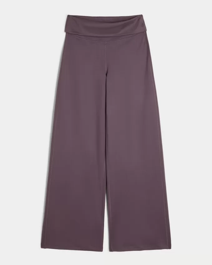 Gilly Hicks Active Recharge Wide-Leg Foldover Waist Pants,Gilly Hicks Active Recharge Wide-Leg Foldover Waist Pants Gilly Hicks Active Recharge Wide-Leg Foldover Waist Pants,Gilly Hicks Active Recharge Wide-Leg Foldover Waist Pants