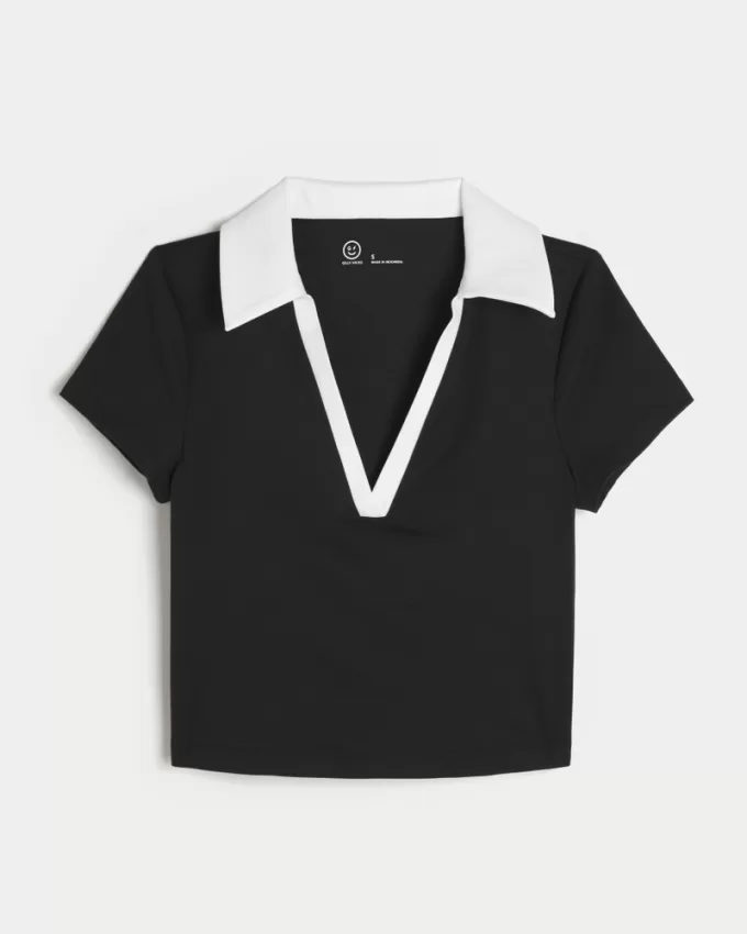 Gilly Hicks Active Short-Sleeve Polo,Gilly Hicks Active Short-Sleeve Polo Gilly Hicks Active Short-Sleeve Polo,Gilly Hicks Active Short-Sleeve Polo