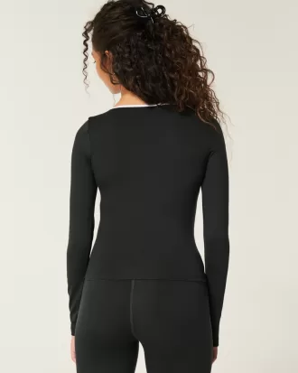 Gilly Hicks Active Tipped Wrap Top,Gilly Hicks Active Tipped Wrap Top Gilly Hicks Active Tipped Wrap Top,Gilly Hicks Active Tipped Wrap Top