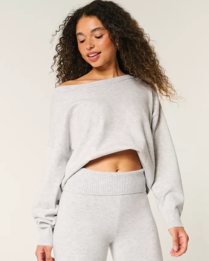 Gilly Hicks Cozy Off-the-Shoulder Sweater,Gilly Hicks Cozy Off-the-Shoulder Sweater Gilly Hicks Cozy Off-the-Shoulder Sweater,Gilly Hicks Cozy Off-the-Shoulder Sweater