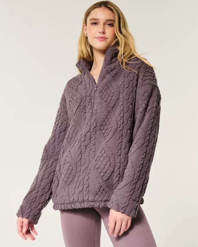 Gilly Hicks Cozy Quarter-Zip Sweatshirt,Gilly Hicks Cozy Quarter-Zip Sweatshirt Gilly Hicks Cozy Quarter-Zip Sweatshirt,Gilly Hicks Cozy Quarter-Zip Sweatshirt
