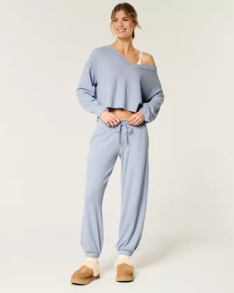 Gilly Hicks Cozy Waffle Joggers,Gilly Hicks Cozy Waffle Joggers Gilly Hicks Cozy Waffle Joggers,Gilly Hicks Cozy Waffle Joggers