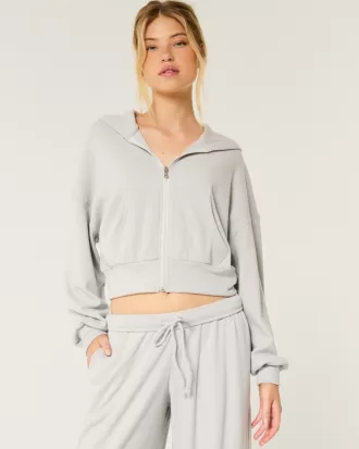 Gilly Hicks Cozy Waffle Zip-Up Hoodie,Gilly Hicks Cozy Waffle Zip-Up Hoodie Gilly Hicks Cozy Waffle Zip-Up Hoodie,Gilly Hicks Cozy Waffle Zip-Up Hoodie