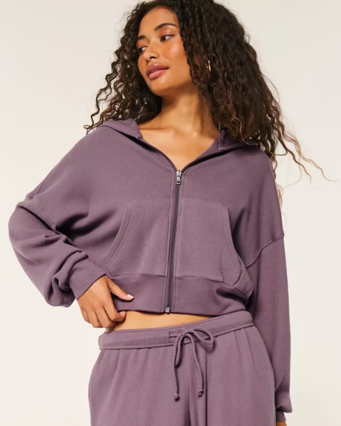 Gilly Hicks Cozy Waffle Zip-Up Hoodie,Gilly Hicks Cozy Waffle Zip-Up Hoodie Gilly Hicks Cozy Waffle Zip-Up Hoodie,Gilly Hicks Cozy Waffle Zip-Up Hoodie