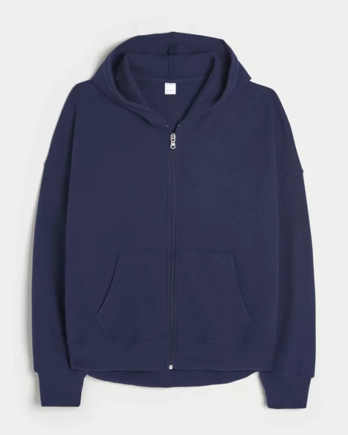 Gilly Hicks Oversized Waffle Zip-Up Hoodie,Gilly Hicks Oversized Waffle Zip-Up Hoodie Gilly Hicks Oversized Waffle Zip-Up Hoodie,Gilly Hicks Oversized Waffle Zip-Up Hoodie