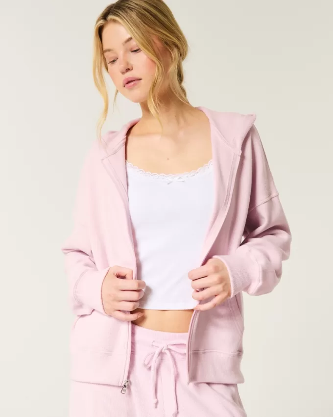Gilly Hicks Oversized Waffle Zip-Up Hoodie,Gilly Hicks Oversized Waffle Zip-Up Hoodie Gilly Hicks Oversized Waffle Zip-Up Hoodie,Gilly Hicks Oversized Waffle Zip-Up Hoodie