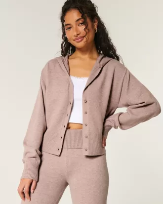 Gilly Hicks Slouchy Hooded Cardigan,Gilly Hicks Slouchy Hooded Cardigan Gilly Hicks Slouchy Hooded Cardigan,Gilly Hicks Slouchy Hooded Cardigan