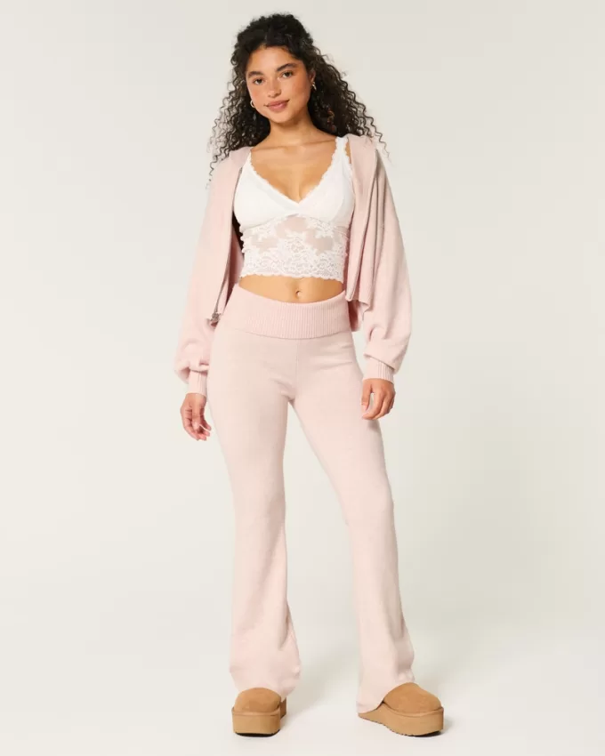 Gilly Hicks Sweater-Knit Foldover Waist Flare Pants,Gilly Hicks Sweater-Knit Foldover Waist Flare Pants Gilly Hicks Sweater-Knit Foldover Waist Flare Pants,Gilly Hicks Sweater-Knit Foldover Waist Flare Pants