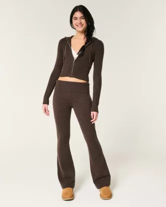 Gilly Hicks Sweater-Knit Foldover Waist Flare Pants,Gilly Hicks Sweater-Knit Foldover Waist Flare Pants Gilly Hicks Sweater-Knit Foldover Waist Flare Pants,Gilly Hicks Sweater-Knit Foldover Waist Flare Pants
