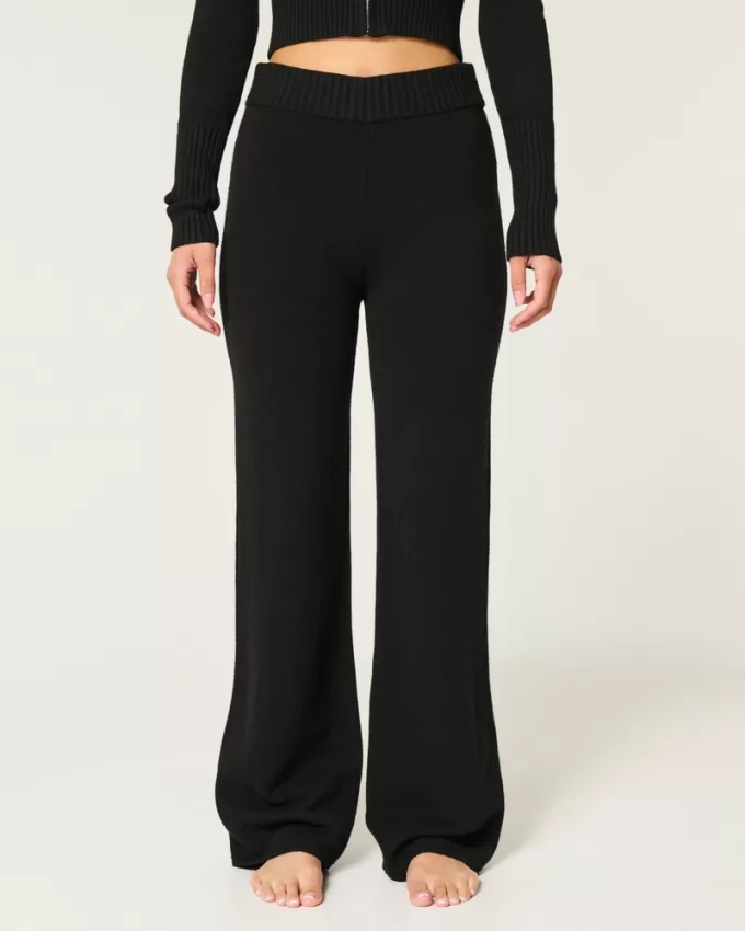 Gilly Hicks Sweater-Knit Straight Pants,Gilly Hicks Sweater-Knit Straight Pants Gilly Hicks Sweater-Knit Straight Pants,Gilly Hicks Sweater-Knit Straight Pants