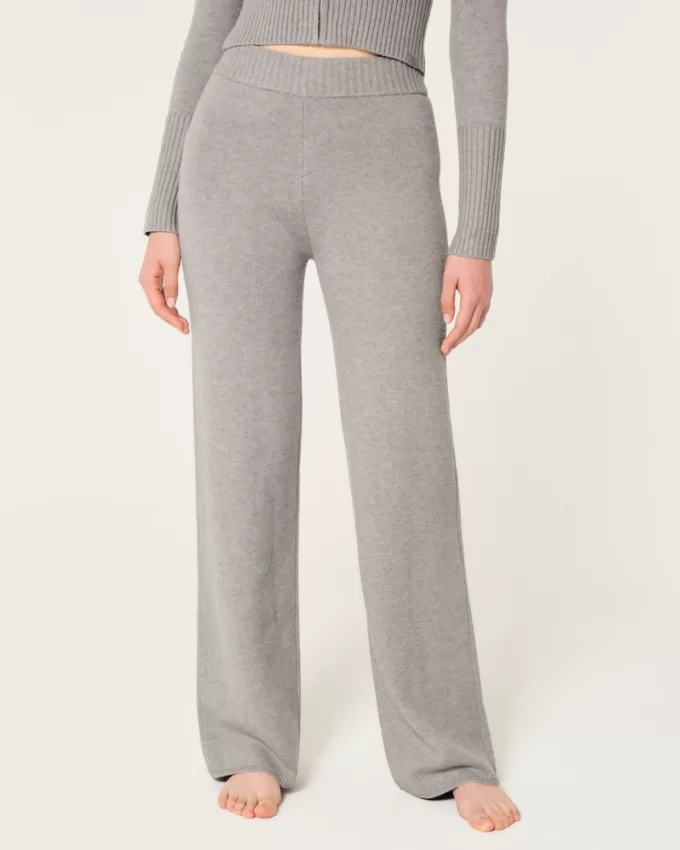 Gilly Hicks Sweater-Knit Straight Pants,Gilly Hicks Sweater-Knit Straight Pants Gilly Hicks Sweater-Knit Straight Pants,Gilly Hicks Sweater-Knit Straight Pants