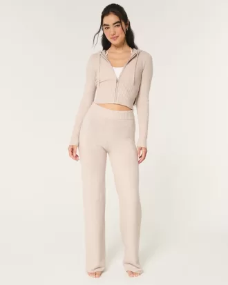 Gilly Hicks Sweater-Knit Straight Pants,Gilly Hicks Sweater-Knit Straight Pants Gilly Hicks Sweater-Knit Straight Pants,Gilly Hicks Sweater-Knit Straight Pants
