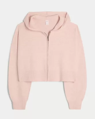 Gilly Hicks Sweater-Knit Zip-Up Hoodie,Gilly Hicks Sweater-Knit Zip-Up Hoodie Gilly Hicks Sweater-Knit Zip-Up Hoodie,Gilly Hicks Sweater-Knit Zip-Up Hoodie