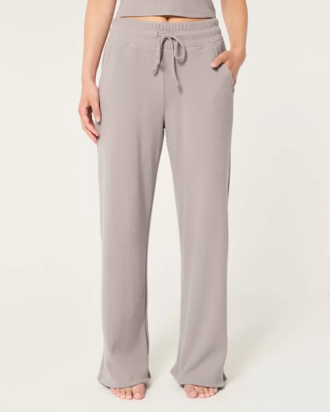 Gilly Hicks Waffle Wide-Leg Pants,Gilly Hicks Waffle Wide-Leg Pants Gilly Hicks Waffle Wide-Leg Pants,Gilly Hicks Waffle Wide-Leg Pants