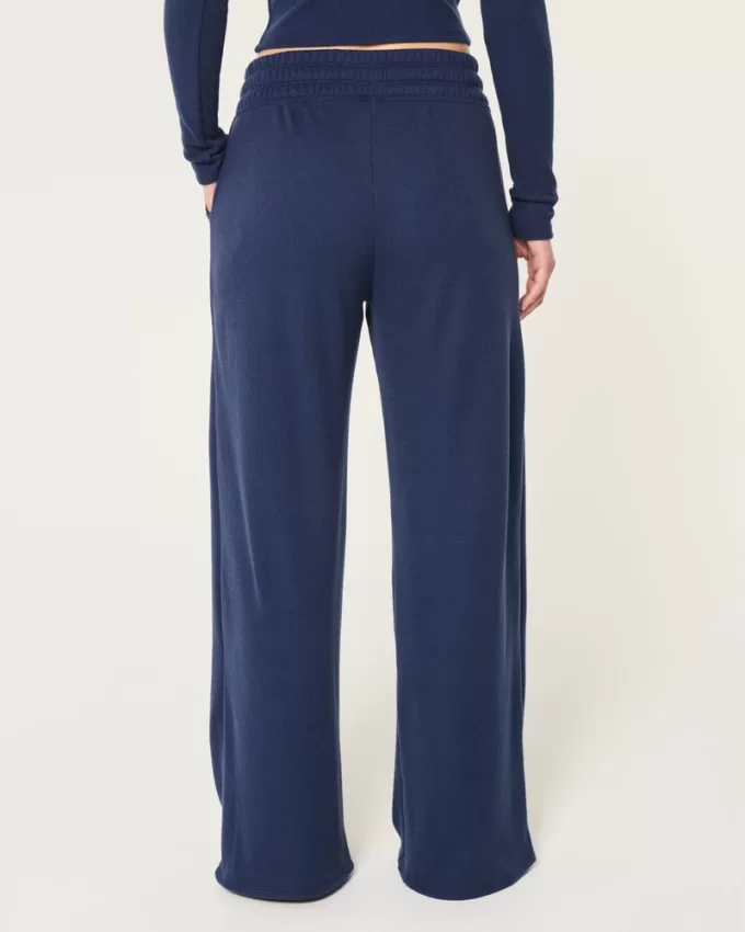 Gilly Hicks Waffle Wide-Leg Pants,Gilly Hicks Waffle Wide-Leg Pants Gilly Hicks Waffle Wide-Leg Pants,Gilly Hicks Waffle Wide-Leg Pants