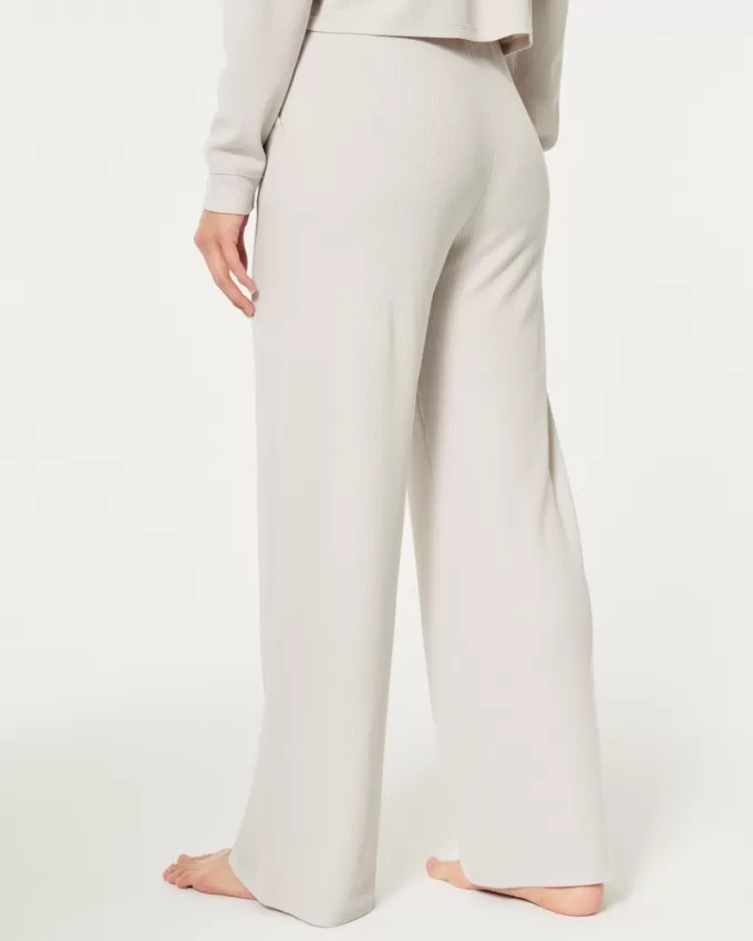 Gilly Hicks Waffle Wide-Leg Pants,Gilly Hicks Waffle Wide-Leg Pants Gilly Hicks Waffle Wide-Leg Pants,Gilly Hicks Waffle Wide-Leg Pants
