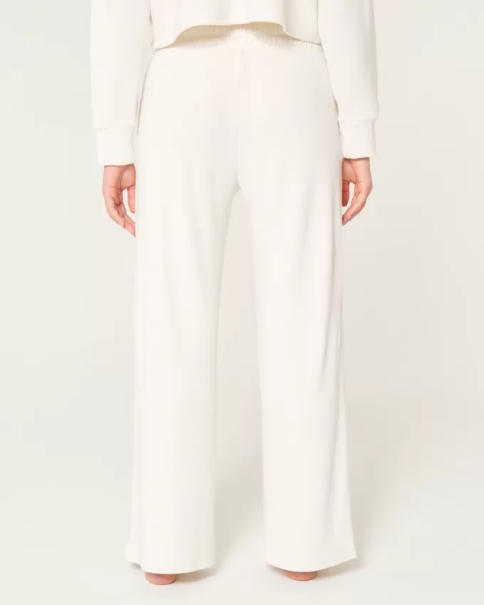 Gilly Hicks Waffle Wide-Leg Pants,Gilly Hicks Waffle Wide-Leg Pants Gilly Hicks Waffle Wide-Leg Pants,Gilly Hicks Waffle Wide-Leg Pants
