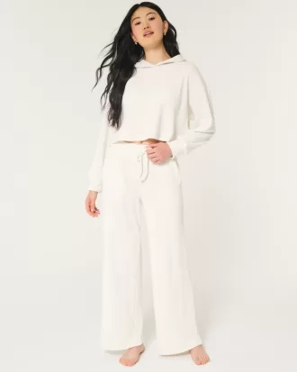 Gilly Hicks Waffle Wide-Leg Pants,Gilly Hicks Waffle Wide-Leg Pants Gilly Hicks Waffle Wide-Leg Pants,Gilly Hicks Waffle Wide-Leg Pants