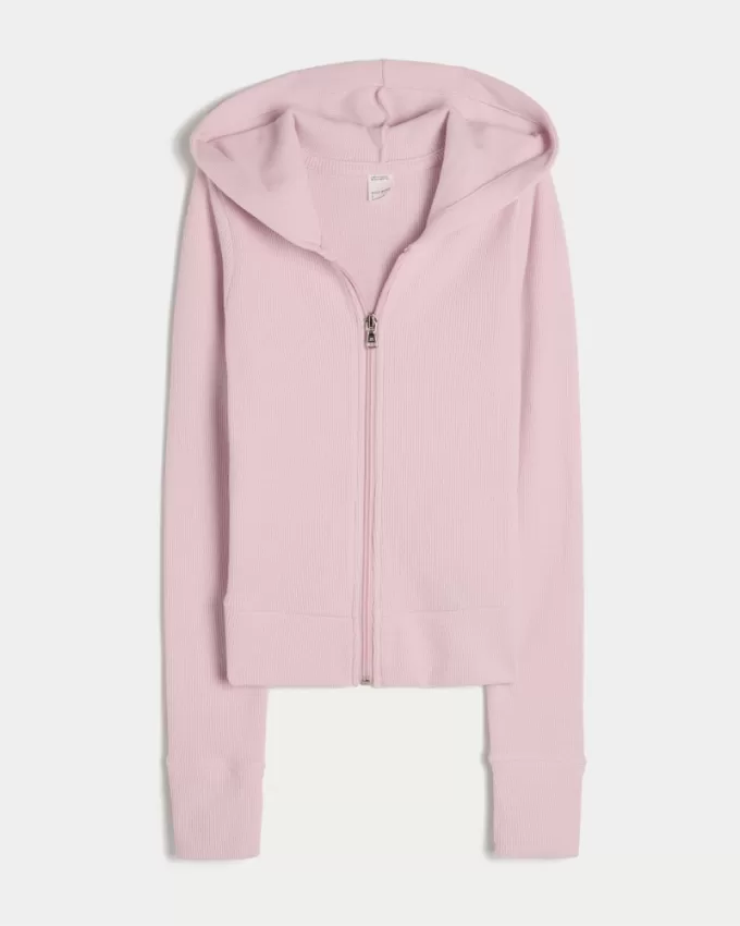 Gilly Hicks Waffle Zip-Up Hoodie,Gilly Hicks Waffle Zip-Up Hoodie Gilly Hicks Waffle Zip-Up Hoodie,Gilly Hicks Waffle Zip-Up Hoodie