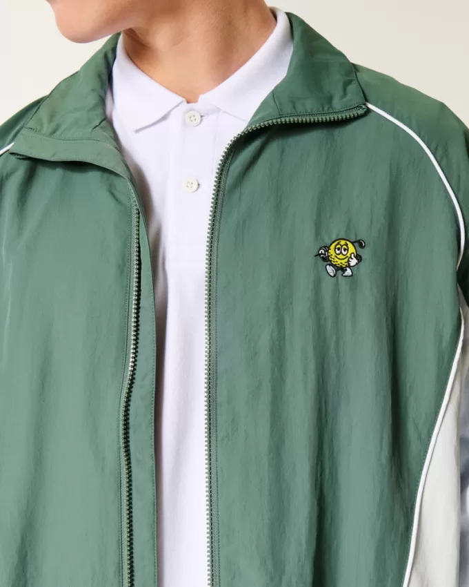 Golf Graphic Windbreaker Jacket,Golf Graphic Windbreaker Jacket Golf Graphic Windbreaker Jacket,Golf Graphic Windbreaker Jacket