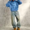 Greased Medium Wash Baggy Skater Jeans,Greased Medium Wash Baggy Skater Jeans Greased Medium Wash Baggy Skater Jeans,Greased Medium Wash Baggy Skater Jeans