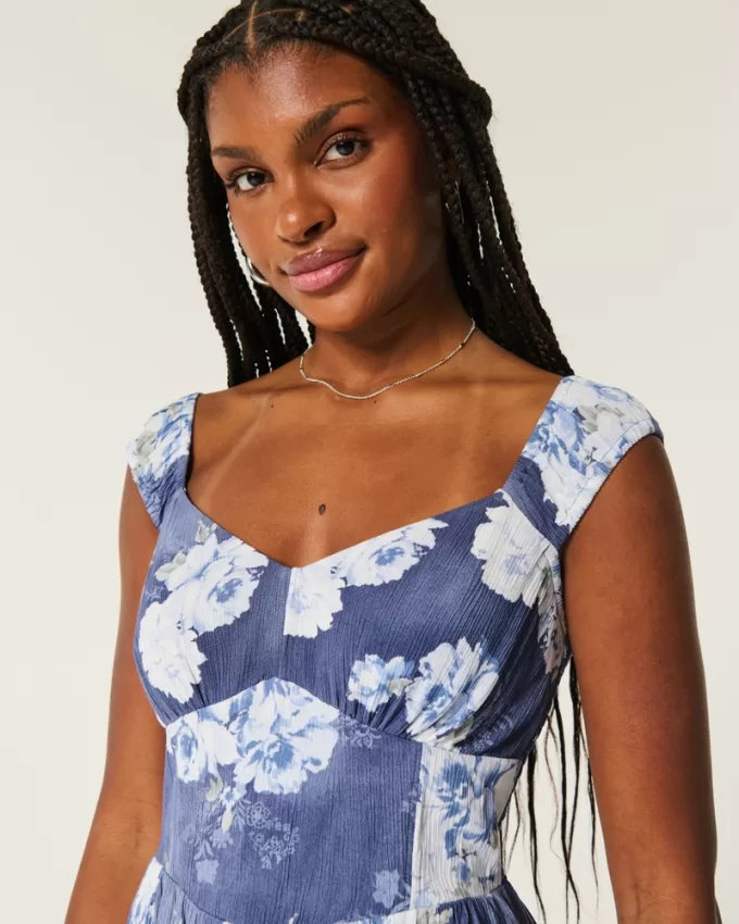 High-Low Hem Twist-Bust Midi Dress,High-Low Hem Twist-Bust Midi Dress High-Low Hem Twist-Bust Midi Dress,High-Low Hem Twist-Bust Midi Dress