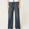 High-Rise Dark Wash Baggy Jeans,High-Rise Dark Wash Baggy Jeans