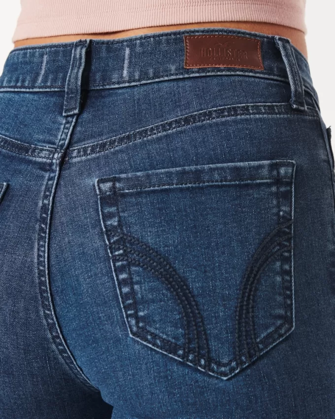 High-Rise Dark Wash Super Skinny Jeans,High-Rise Dark Wash Super Skinny Jeans