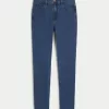 High-Rise Dark Wash Super Skinny Jeans,High-Rise Dark Wash Super Skinny Jeans