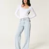 High-Rise Light Wash Baggy Jeans,High-Rise Light Wash Baggy Jeans