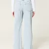 High-Rise Light Wash Baggy Jeans,High-Rise Light Wash Baggy Jeans