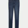 High-Rise Medium Wash Jean Leggings,High-Rise Medium Wash Jean Leggings
