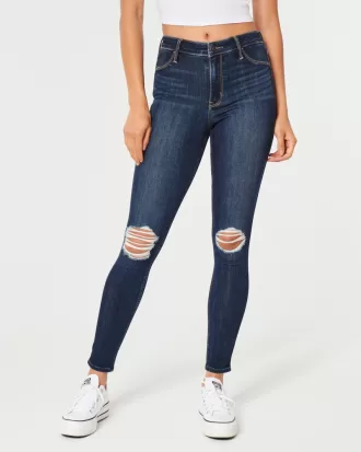 High-Rise Ripped Dark Wash Jean Leggings,High-Rise Ripped Dark Wash Jean Leggings High-Rise Ripped Dark Wash Jean Leggings,High-Rise Ripped Dark Wash Jean Leggings