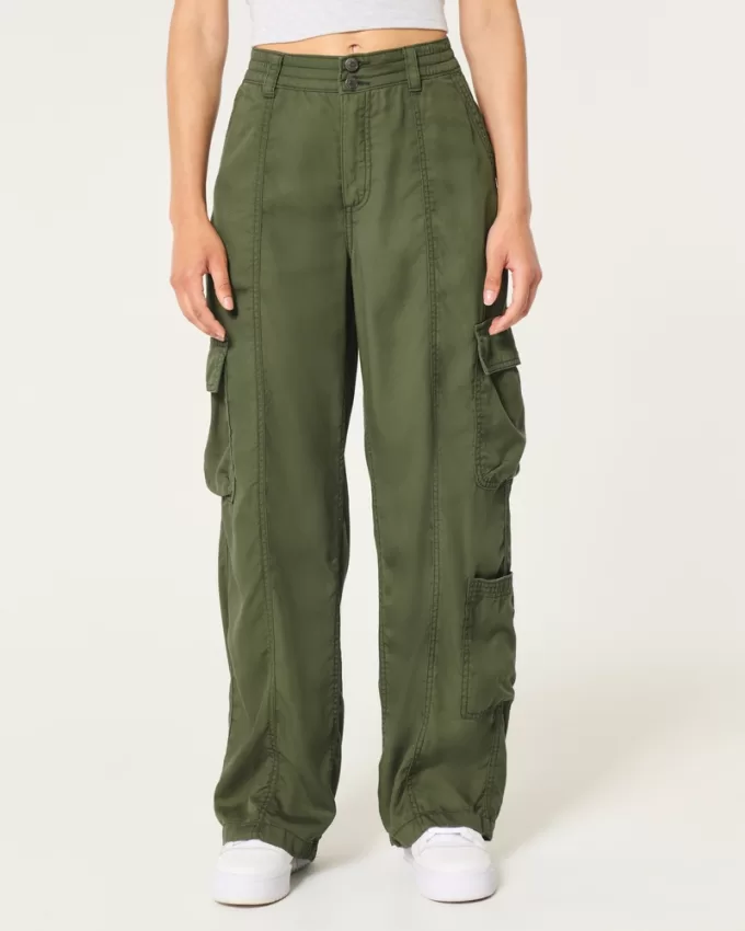High-Rise Tencel Baggy Cargo Pants,High-Rise Tencel Baggy Cargo Pants High-Rise Tencel Baggy Cargo Pants,High-Rise Tencel Baggy Cargo Pants
