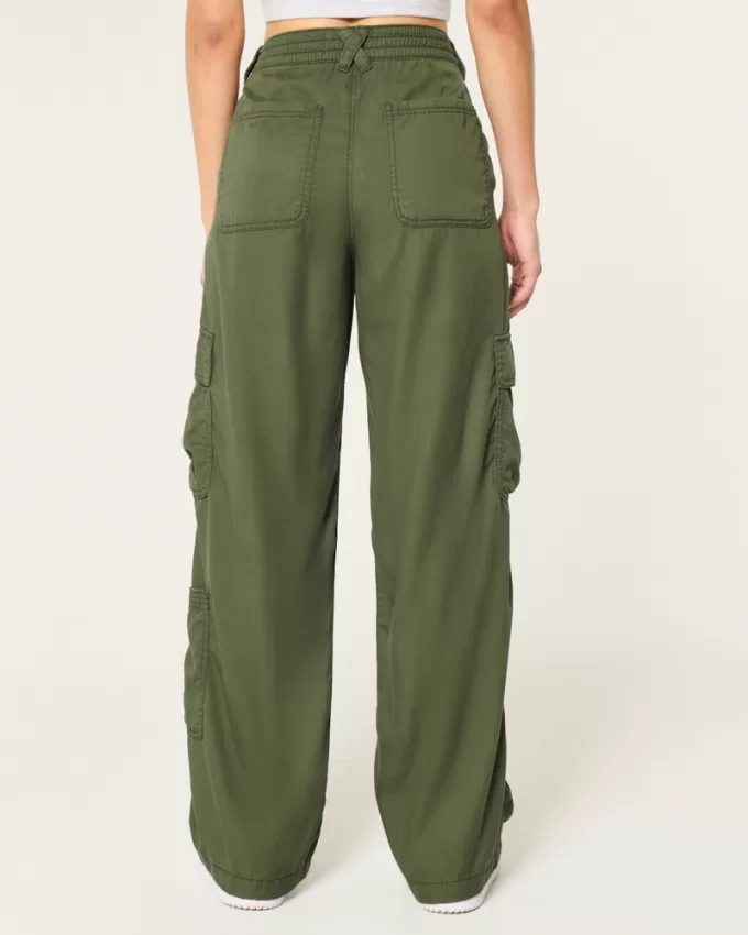 High-Rise Tencel Baggy Cargo Pants,High-Rise Tencel Baggy Cargo Pants High-Rise Tencel Baggy Cargo Pants,High-Rise Tencel Baggy Cargo Pants